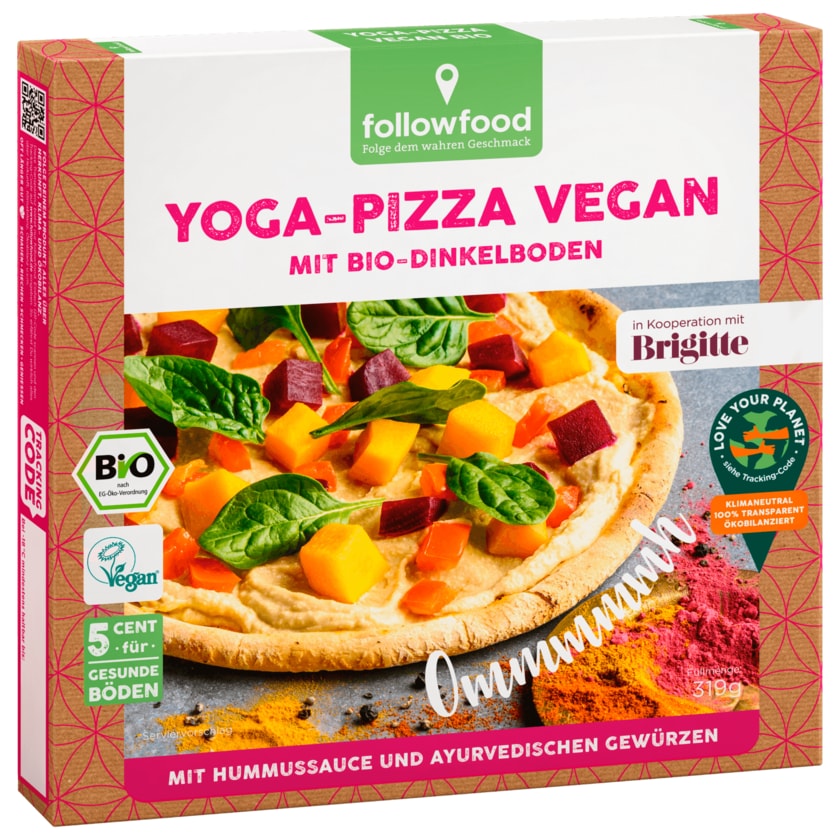 followfood Bio Yoga-Pizza vegan 339g